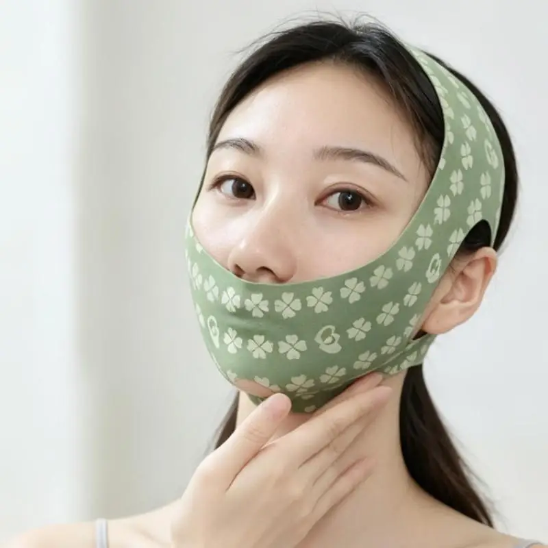 Elastic Face Slimming Bandage V Line Face Shaper Women Chin Cheek Lift Up Belt Facial Massager Strap Face Beauty Skin Care Tools