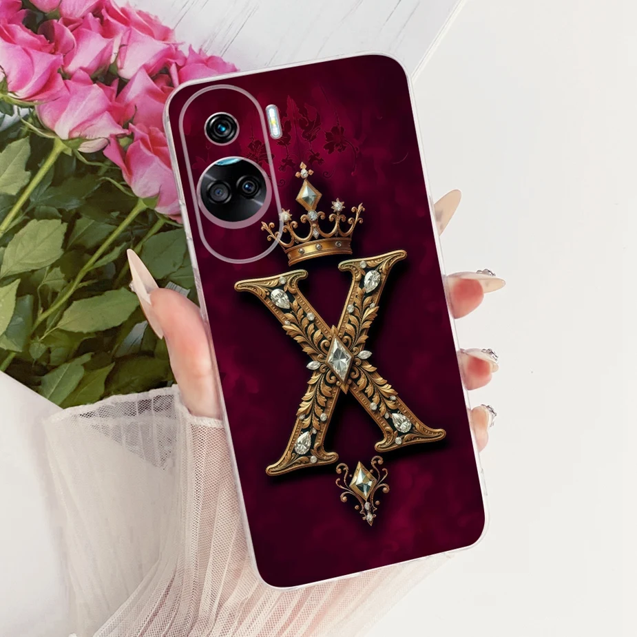 Cute Crown Letters Soft Slim Phone Case