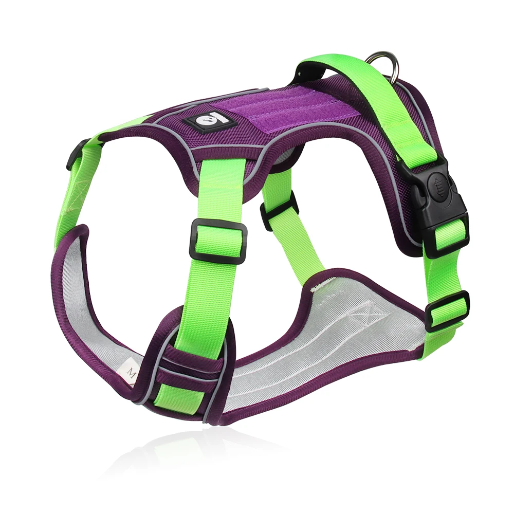 Dog Harness Reflective Vest For Medium Large Dogs Nylon Adjustable Pet Collars Outdoor Walking Dogs Chest Strap Dog Supplies 