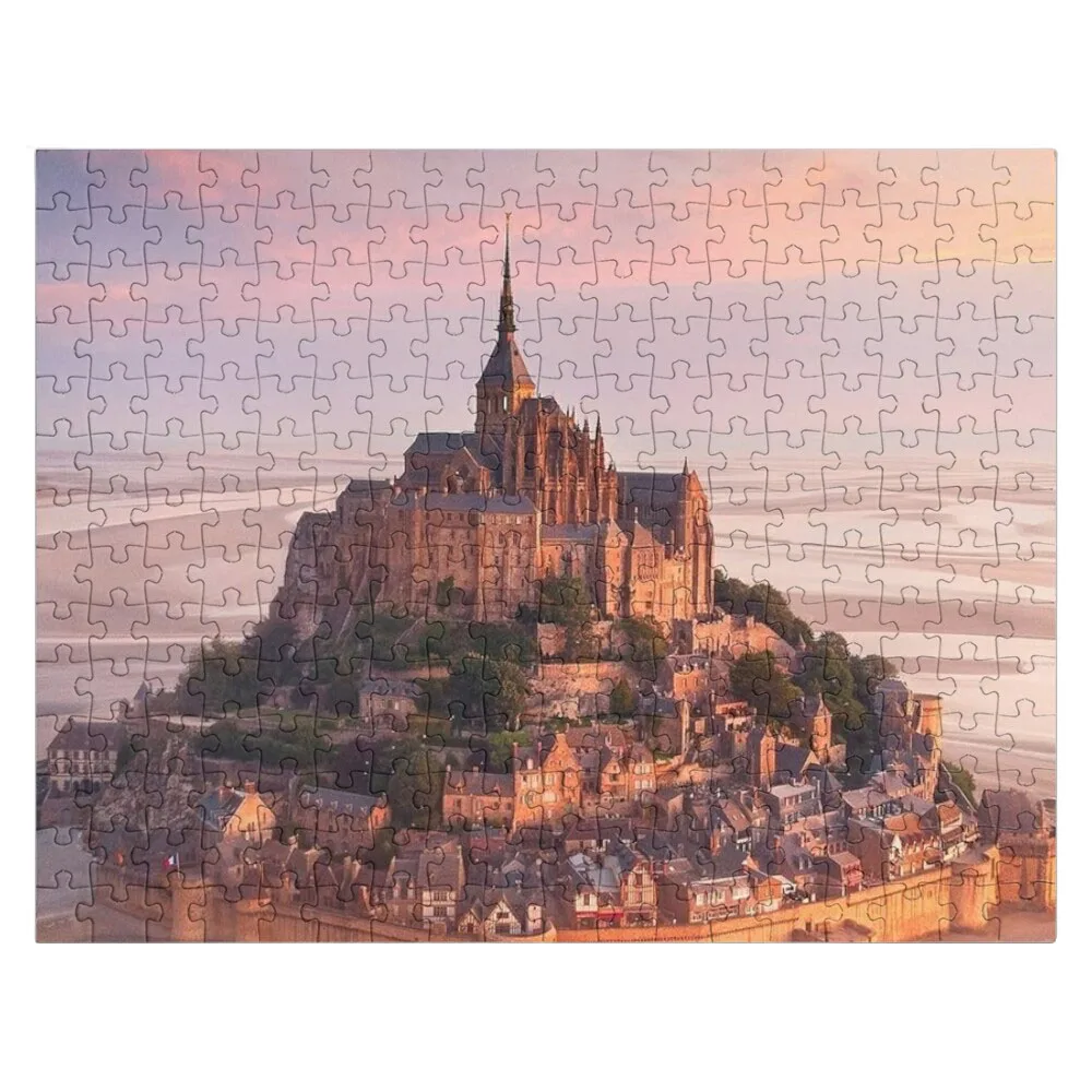 

Mont-Saint-Michel, France Jigsaw Puzzle Novel Toys For Children 2022 Puzzle With Personalized Photo