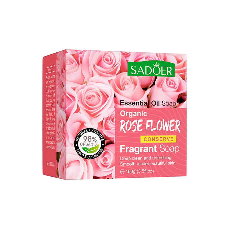 1Pcs Rose soap