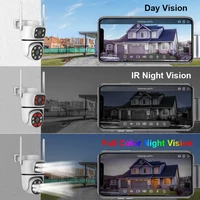 Smar 4MP PTZ Wi-Fi IP-камера с двумя объективами для улицы 5-кратный зум Ai Автоматическое отслеживание Беспроводное наблюдение Камеры видеонаблюдения ICam365 — изображение 5