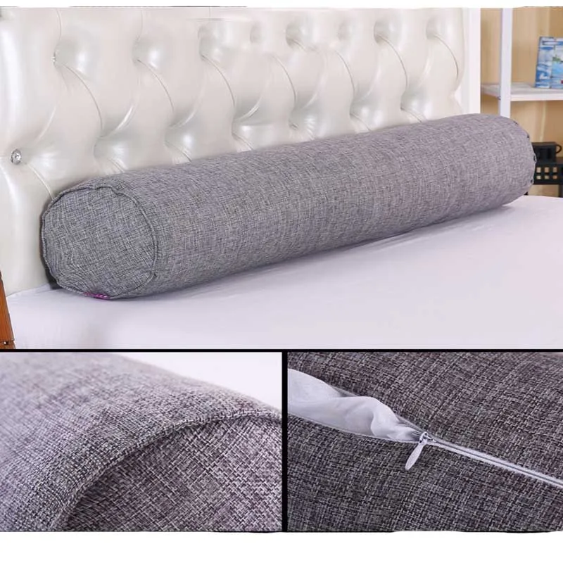 Cojines de respaldo redondos largos para el hogar, cojín de cuerpo para camas, almohada rectangular para dormir siesta, decoración para el hogar y el dormitorio - AliExpress