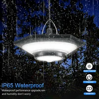 Solar Pendant Lights Outdoor Solar Shed Light Motion Sensor 288 LEDs Dimmable Indoor Barn Lamp Waterproof Gazebo Yard Garage Pat 2