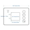 Timer Relay DC 12V 24V 20A Programmable Time Cycle Delay Relay Switch Module AC 110V 220V 10A ON-OFF Time Control 0-9999 Seconds 6
