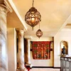 European Outdoor Waterproof Pendant Lights Retro Balcony Corridor Aisle Grape Frame Chandeliers Loft Restaurant Lamps Fixture 4