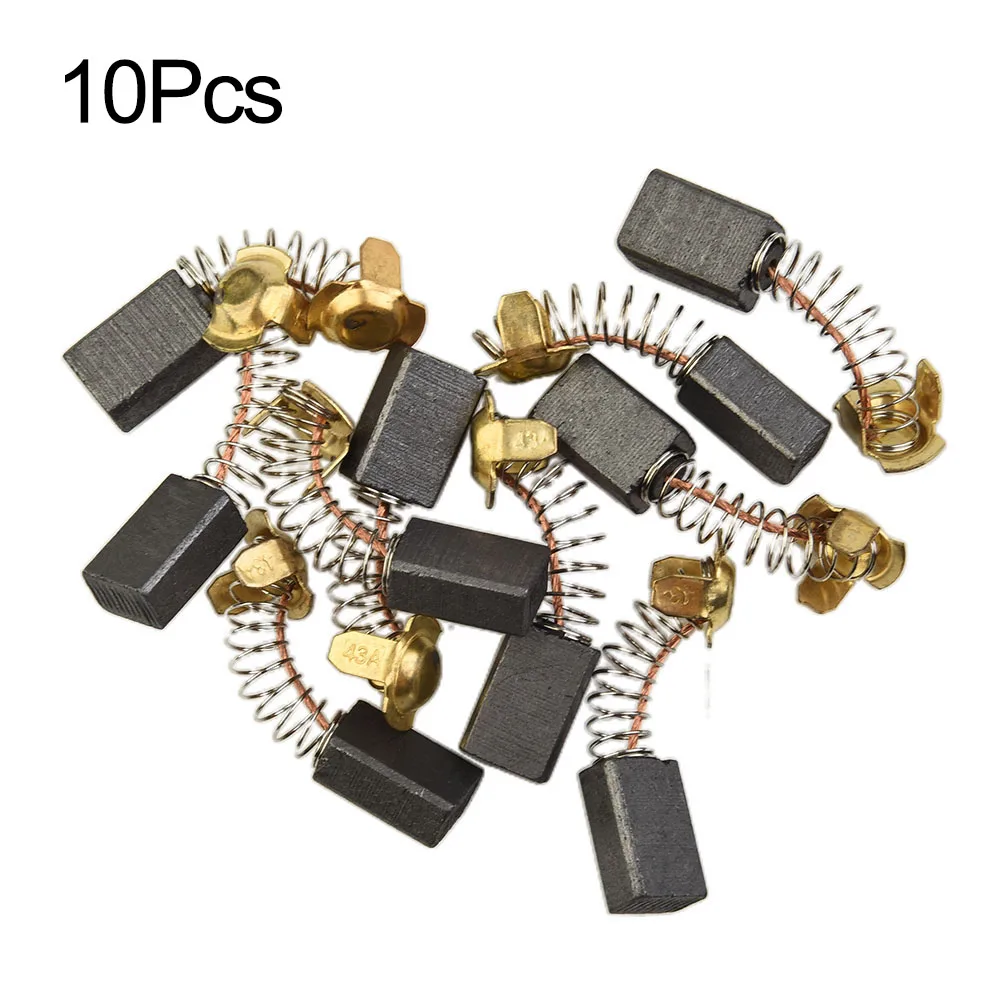 10pcs Motor Carbon Brushes 7*11*18mm For Various Power Tool Electric Motors Rotary Hammer Circular Saw Cut-off Saw Angle Grinder wood router workbenches tool router lift for 65mm diameter motors woodworking router table insert plate lifting base tools