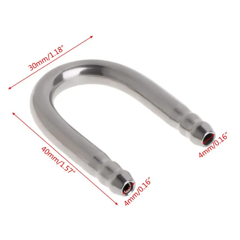 Aquarium Airline Tubing Stainless Steel Metal Pipe for 4mm I.D. Air Line Hose 95AA 6