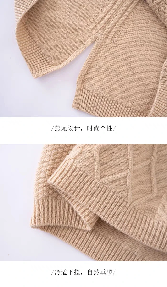 Chaleco tipo suéter con cuello en V para mujer, liso, sin mangas, estilo preppy, tejido dulce, informal, para otoño e invierno