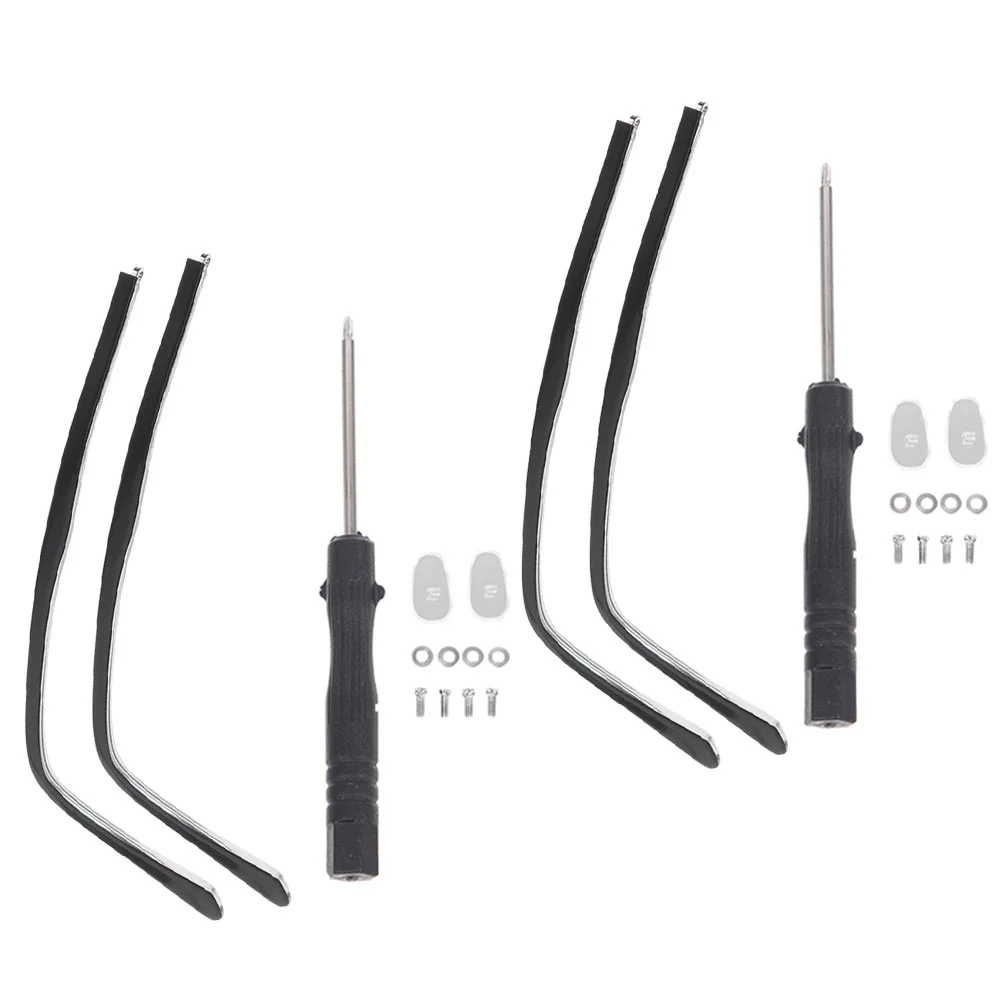 

2 Sets Glasses Accessories Replacement Legs Universal Temple Unisex Sunglasses Repair Metal Arms and Women
