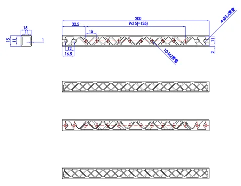 FYSETC-CNC Gantry para impressora 3D, peças de