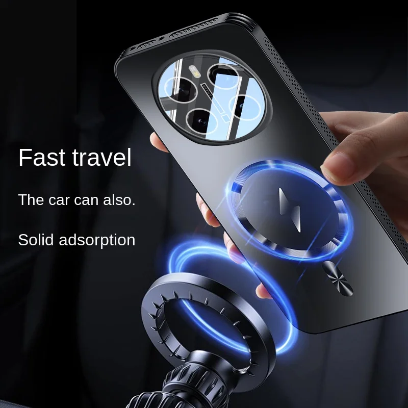 Sleek Hard Matte Magnetic Wireless Charging Protective Case for Huawei Honor Magic Series