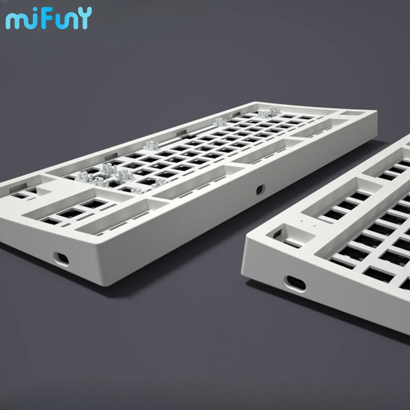 Teclado Mecânico de Jogos Bluetooth Kit de Teclado Personalizado Hot Swap Single-tri-mode Rgb Backlit Mecanico Mifuny-mk870 - Imagem 3