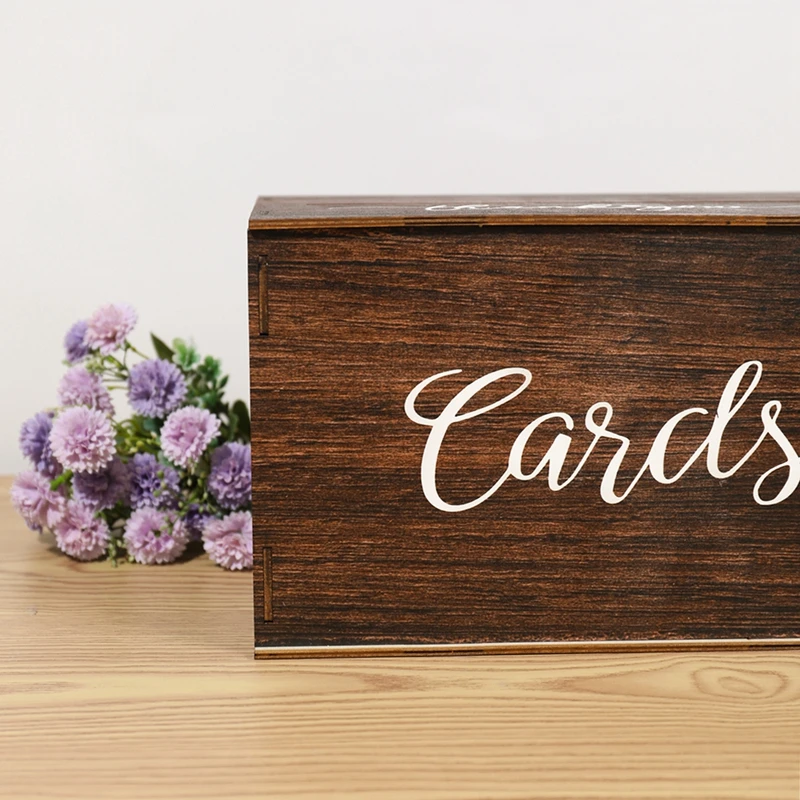 Description Picture 3 of itemCard Box Wedding DIY Acrylic Clear Box with Lock Easy Assemble Sign for Wedding Reception Graduation Birthday Party Baby Shower