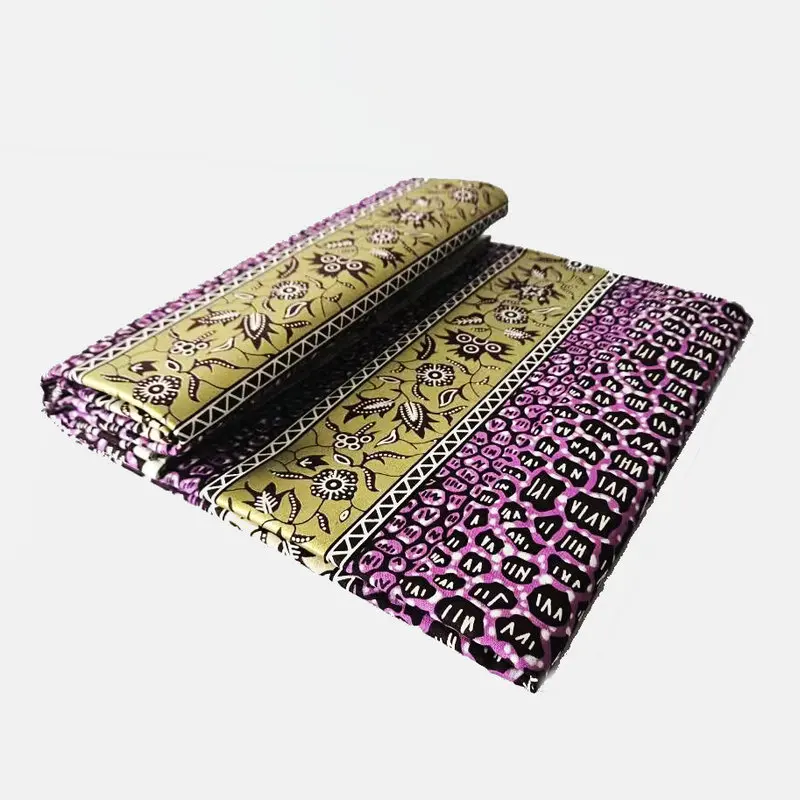 Textile fabric 100% cotton golden wax