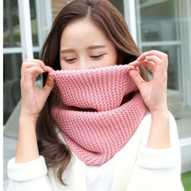 Women's Elegant Scarf -  Breathable Thick Warm Infinite Loop Scarf for Casual Weekend Outings, Hand Washable, Winter Accessories - 3