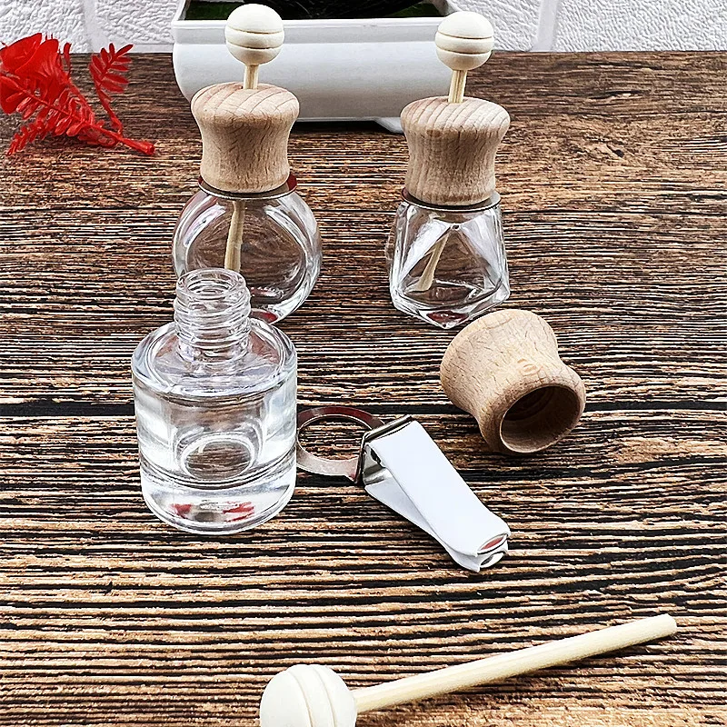 Car Perfume Clip Air Outlet Aromatherapy Empty Glass Bottle Car Air  Conditioning Mount Aroma Diffuser Bottle Auto Interior - AliExpress