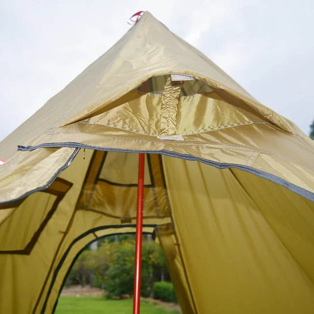 Ultra Könnyű Hordozható Kültéri Kemping Sátor 1-2 Személy Piramis Nyolcszögletű Utazási Túrázás Naphada Napellenzők - Image 4