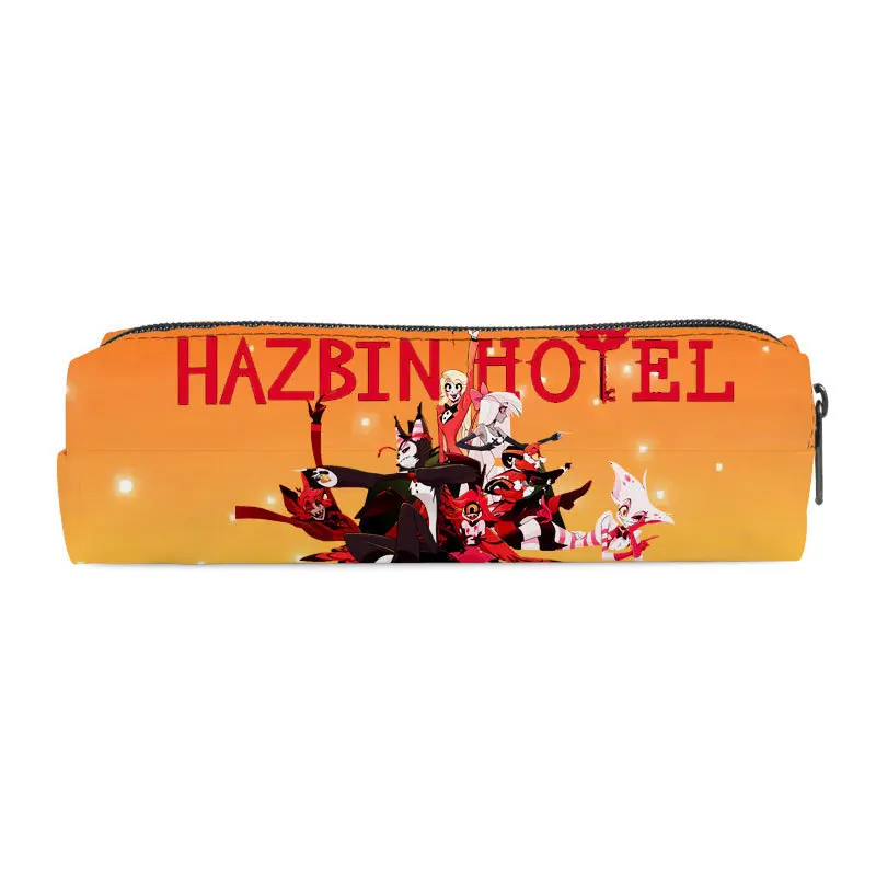 Astuccio Hazbin Hotel A Tema Anime - Portapenne Con Stampa 3D Grande Capacità Con Cerniera Per Studenti - 3