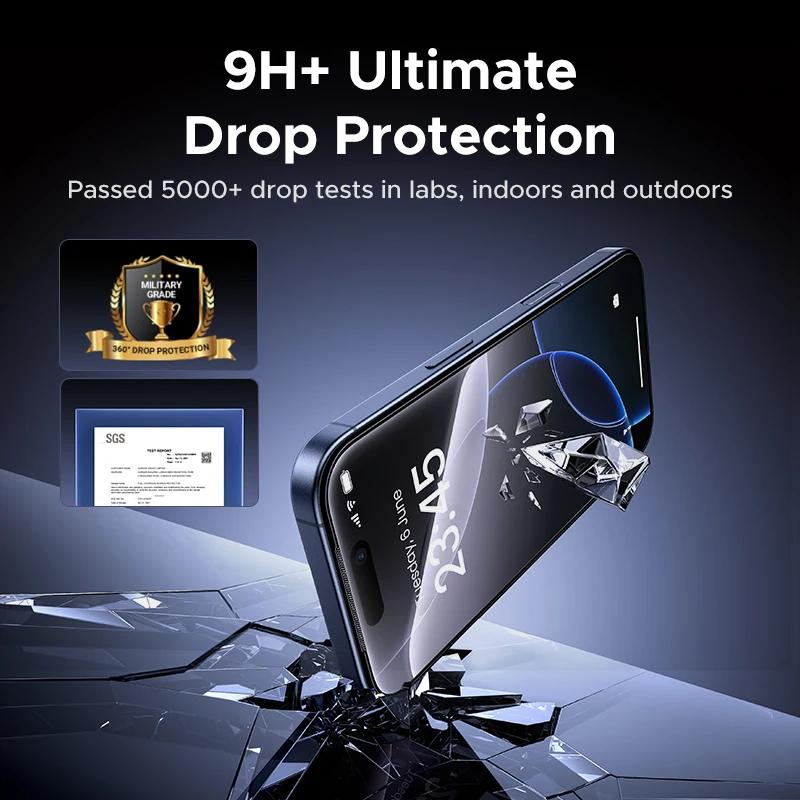 UGREEN Premium Dust-Free Tempered Glass Screen Protector