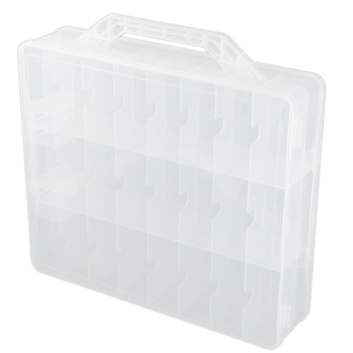 48-Cells-2-Layer-Nail-Polish-Organizer-Portable-Clear-Nail-Supplies ...