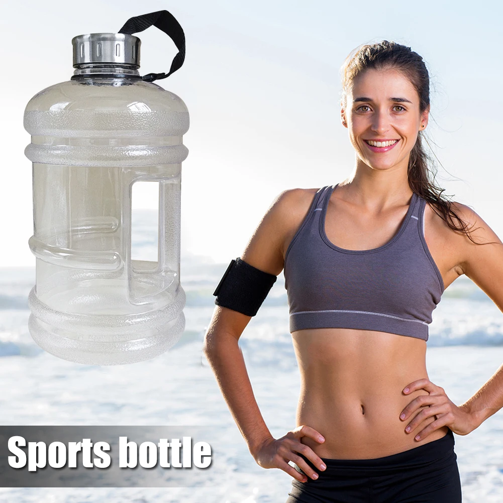 2.2L Gym Water Bottle Large Capacity Sports Water Jug Portable Running Hydration Bottle Multifunction for Gym Training