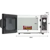 ercial Microwave Oven with 6-Minute Electronic Dial Control Timer, Bottom E 6