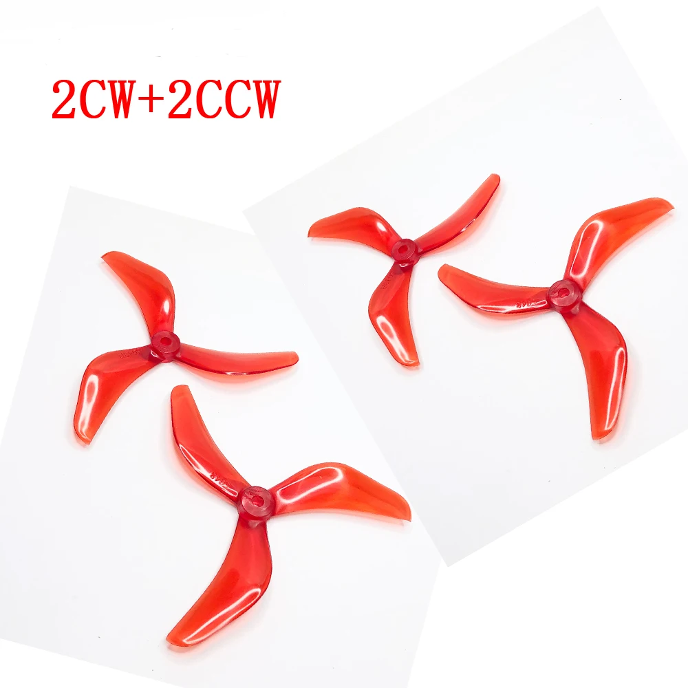 Hélices 5043 3 pales 5x4.3 pour drone FPV freestyle 5 pouces - 2 paires