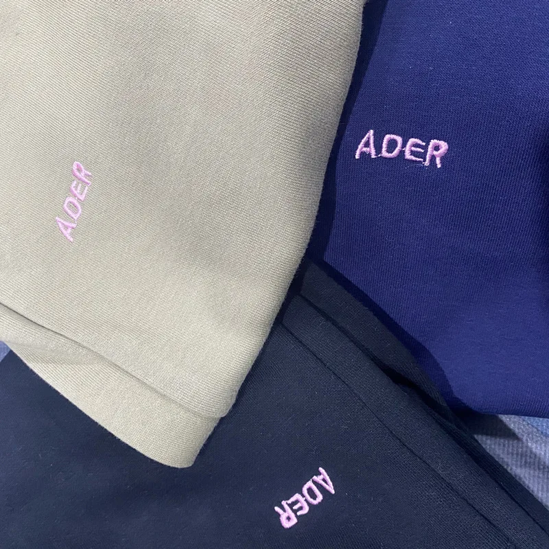 2022 new ADER ERROR Pants Women men Casual Trousers embroidered logo Harem Pant Female Streetwear ADER ERROR Sweatpants cigarette pants