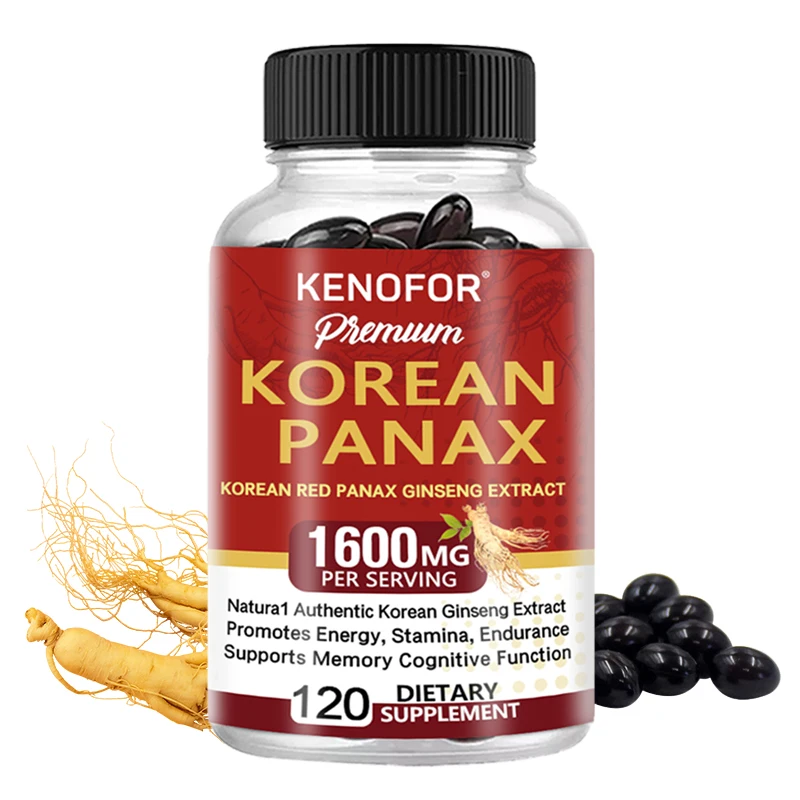 Korean Red Ginseng Extract Energy Support Capsules