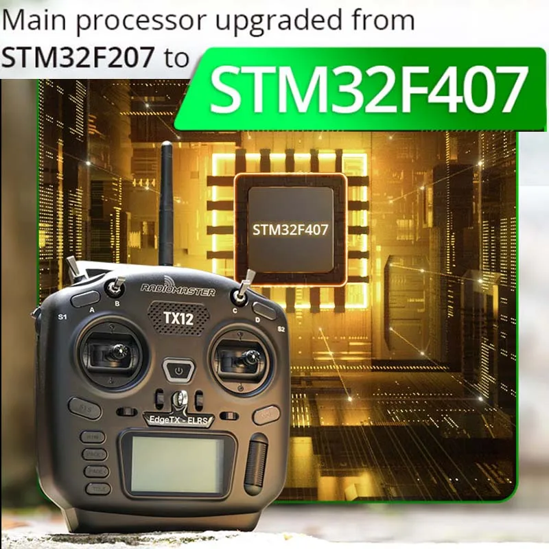 RadioMaster TX12 MKII ELRS EdgeTX OpenTX FCC LBT M2 16-канальные подвесы Холла Многомодульный совместимый передатчик радиоуправления thumbnail 5