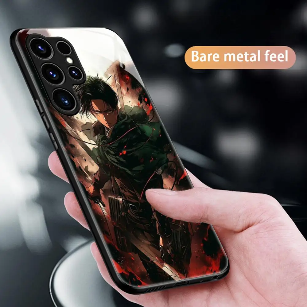 Attack on Titan Levi Magnetic Glass Phone Case