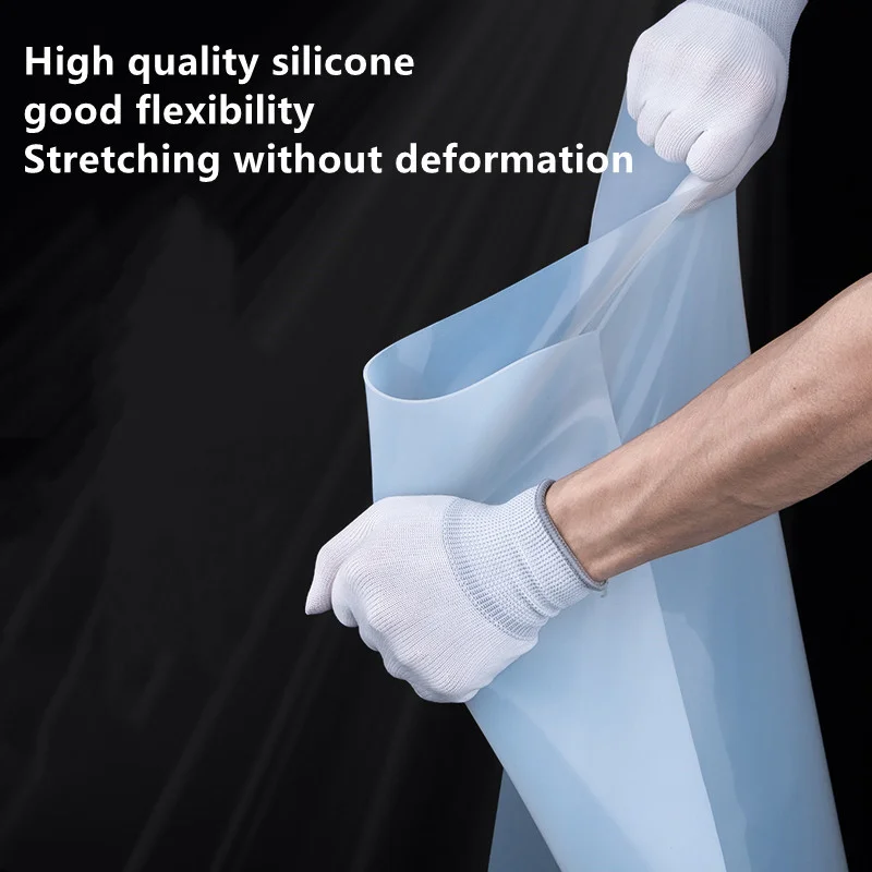 High Temperature Translucent Silicone Sheet - Waterproof, Anti-Slip, Shock-Absorbent Gasket