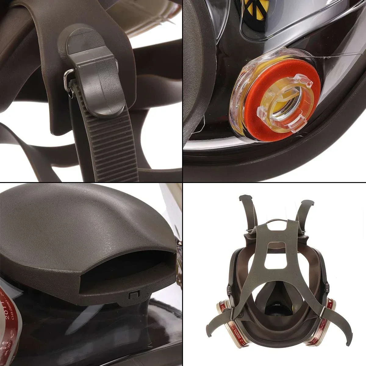 Gas Mask Anti-Fog Full Face Industrial Dust Painting Respirator 6800 Safety Work Filter Formaldehyde silicone mask(2) dust mask,gas mask,dustproof respirator,face respirator,gas respirator,half face respirator mask