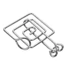 Materials Metal 3D Montessori Puzzle Wire IQ Mind Brain Teaser Puzzles for Children Adults Anti-Stress Reliever Toys Kids Gifts 1