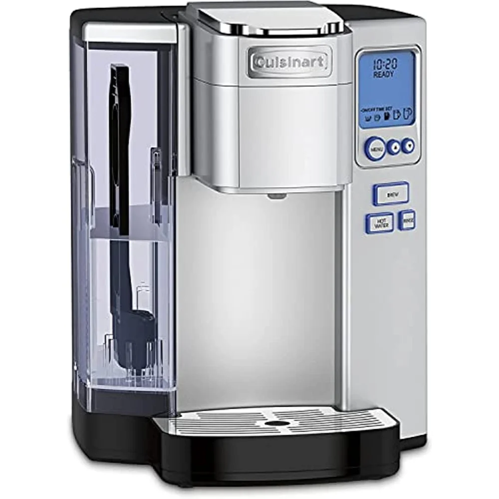 Cuisinart Single Serve + 12 Cup Coffee Maker, Offers 3-Sizes: 6-Ounces,  8-Ounces and 10-Ounces, Stainless Steel, SS-15P1