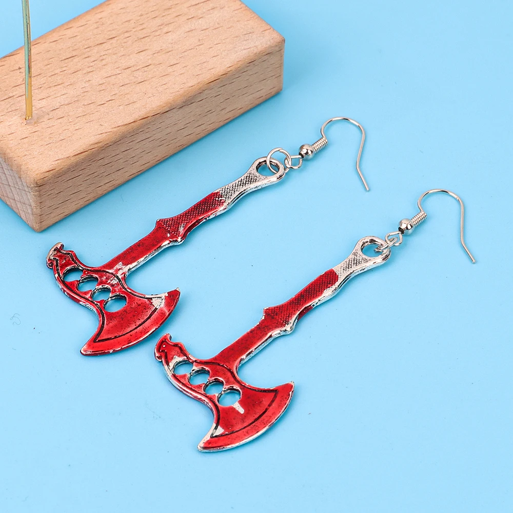 Pendientes De Daga Gótica Para Mujer - Aretes De Cuchillo Con Efecto Sangriento, Ideal Para Halloween Y Estilo Punk