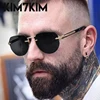 Square Rimless Punk Sunglasses Men 2026 Luxury Designer Vintage Polygon Metal Sun Glasses Male Fashion Eyewear Pilot Shades
