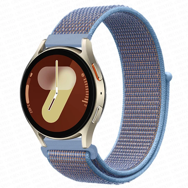 Versatile Nylon Loop Bracelet for Smartwatches - 22mm/20mm Band