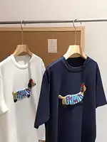 MOOIRUE APPAREL летняя футболка с вышивкой собачка хлопок