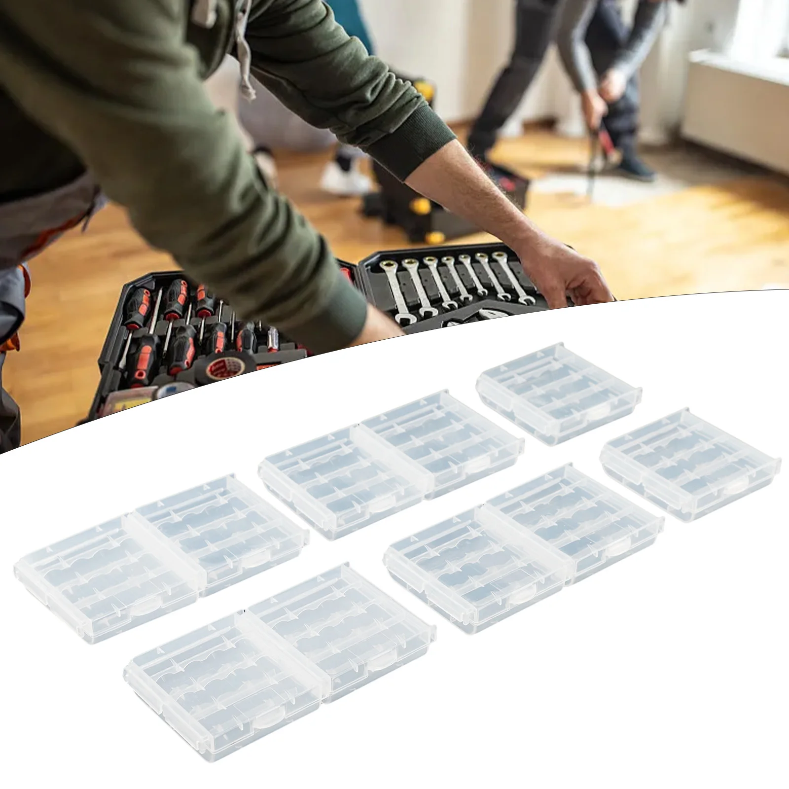 

Durable Storage Box Battery Case Protector Replacement Tool 67×60×18mm Accessory Assembly Conservation Fitting