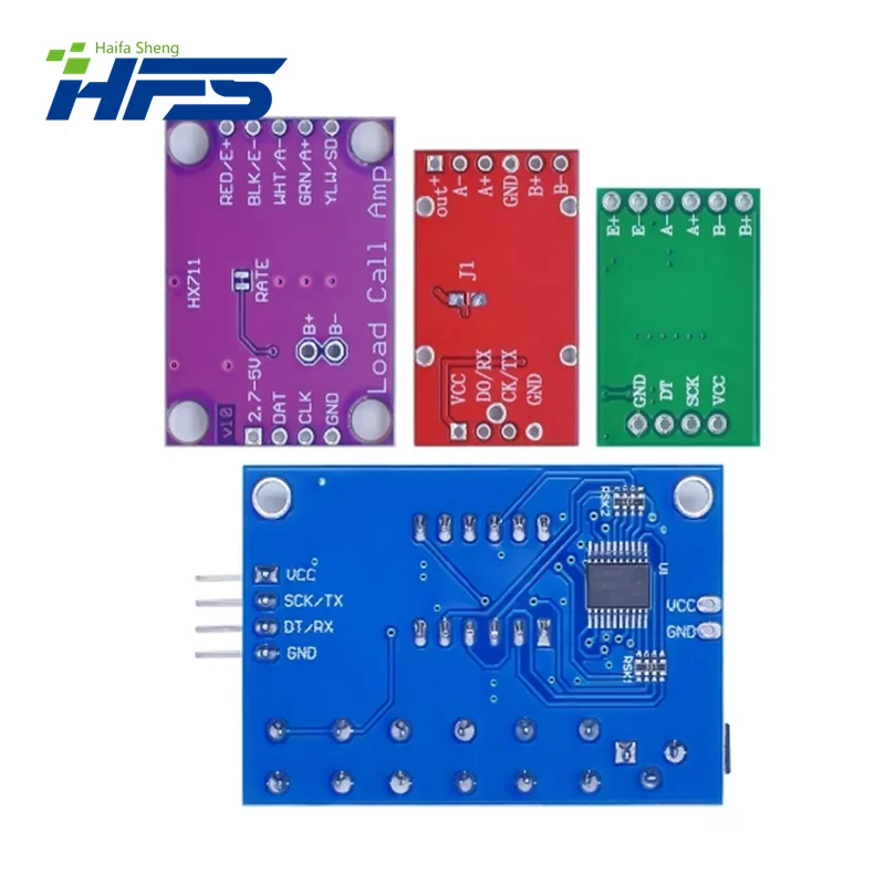 Load Cell 1KG 5KG 10KG 20KG HX711 AD Module Weight Sensor Electronic Scale Aluminum Alloy Weighing Pressure Sensor For Arduino