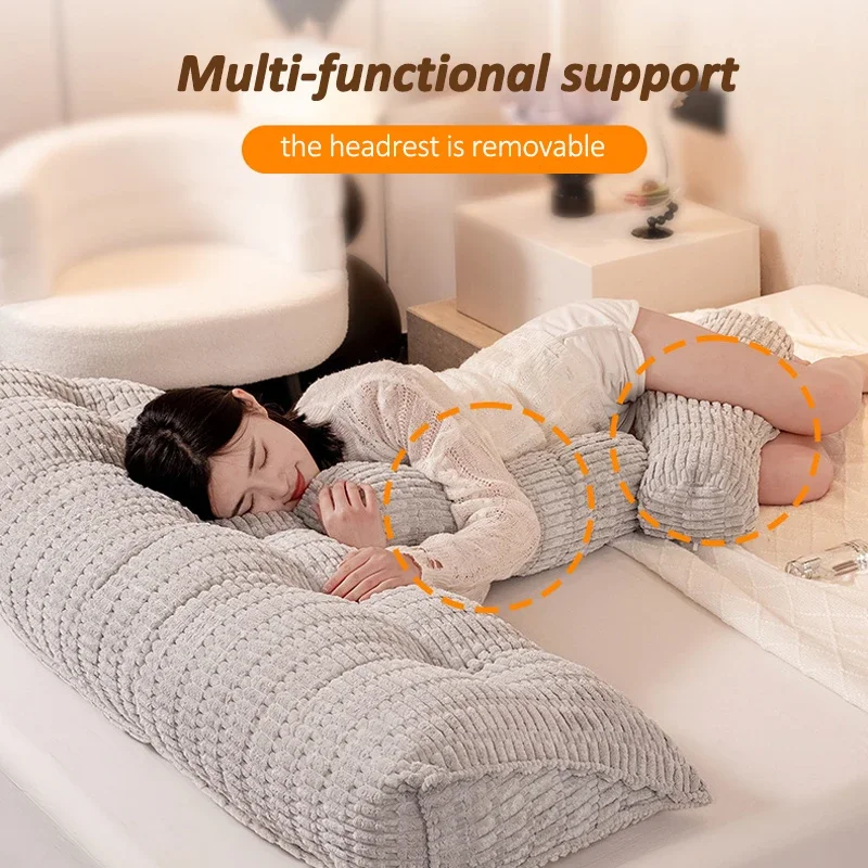 Wedge Pillow Headboard California King Bolster Triangular Headboard Pillow Positioning Support Reading Backrest Wedge Pillow 6