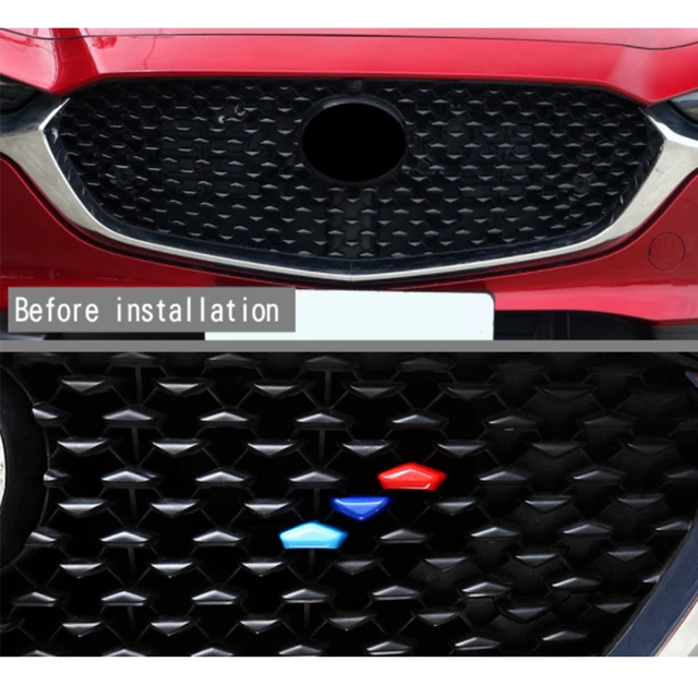 マツダcx30 cx-30 2022用フロントグリル,サイドデコレーション,ライト,3個 