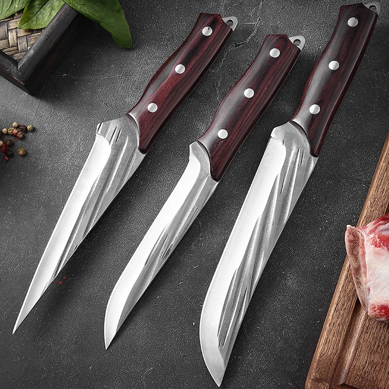 

Chef Knife Slaughter Special Boning Knife Peeling Cutting Cleaver Meat Splitting Knife Fixed Blade Multipurpose Butcher Knife