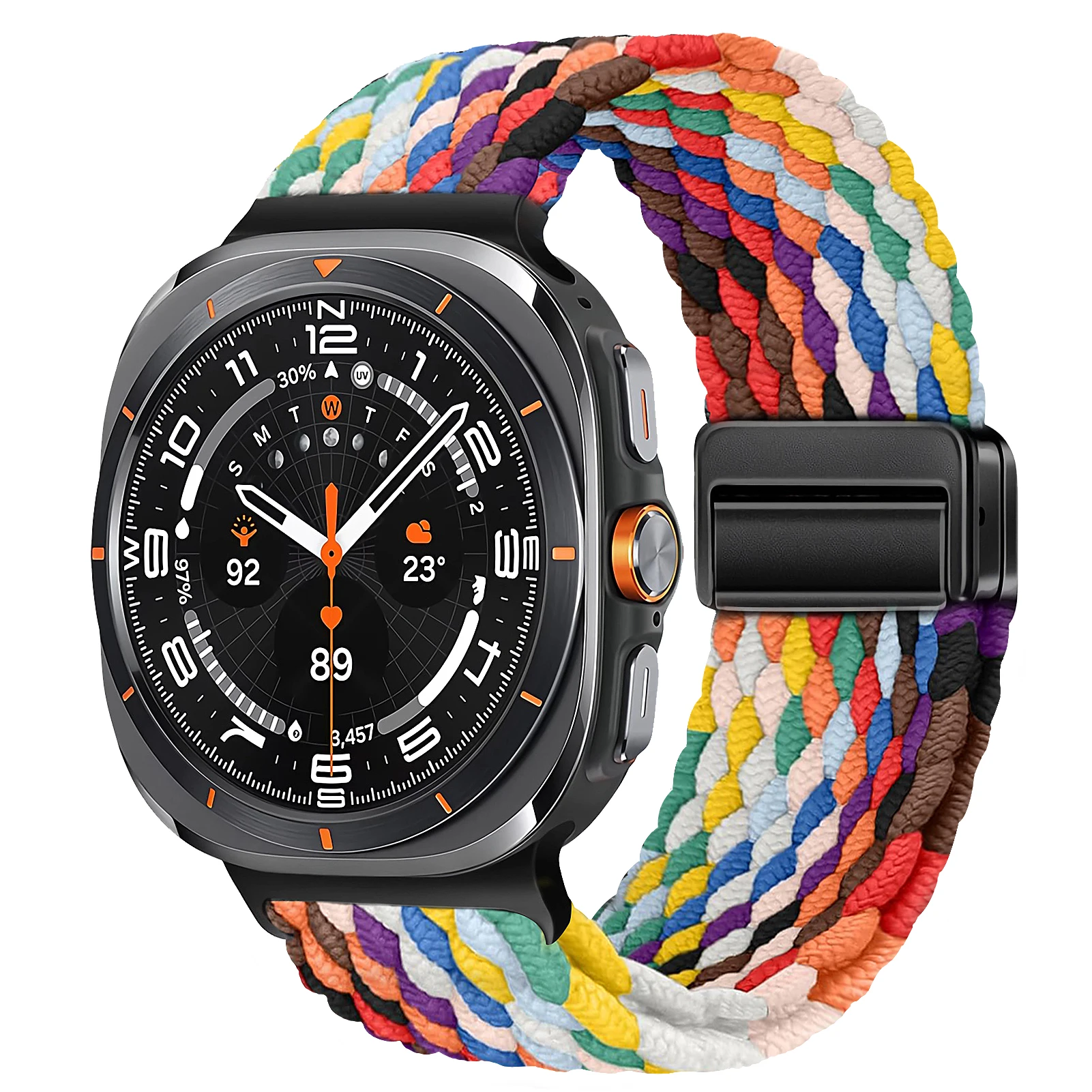 Magnetic Nylon Braided Wrist Strap Bracelet