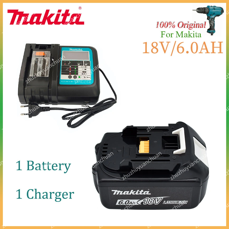 

DC18RC DC18RF For Makita 18V Drill Battery Charger 3A 3.5A Li-ion Charger for Makita 14.4V 18V LXT BL1815 BL1860 BL1430 BL1450