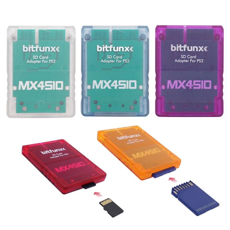 Playstation 2 Memory Card Adapter Playstation 2 Accessories Mx4sio