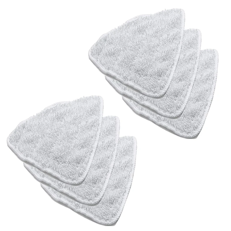 Microfiber Steam Mop Cloth Refills For O-Cedar Steam Mop Head Replacement For Vileda/Ocedar Spray Mop 6Pcs