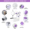 Household 202Mini Sewing Machines Handheld Sewing Machine with Light Cutter Foot Pedal Portable Night Light Sewing Machine 2